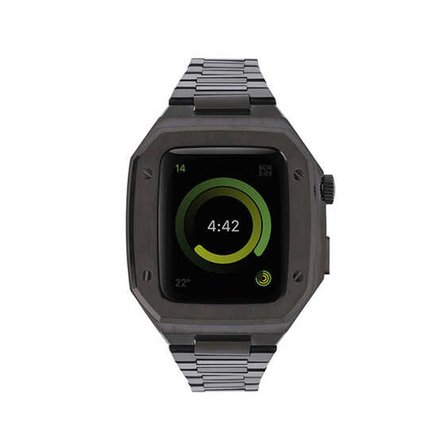 Watch 44mm Metal Petek Kasalı Kordon - Siyah