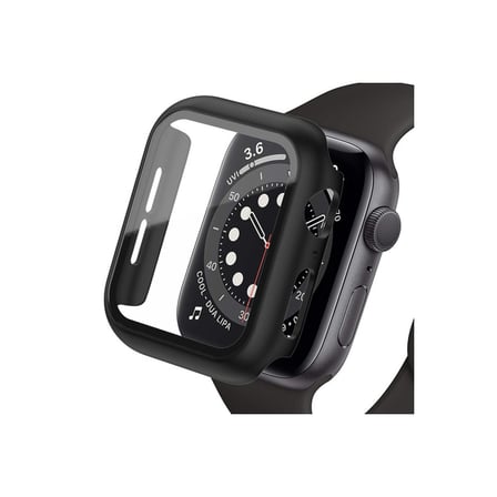 Watch Ultra 49mm Camlı Kasa Ekran Koruyucu - Siyah