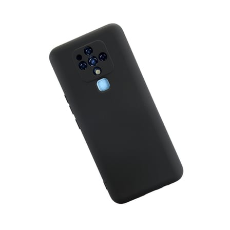 Camon 16 Kılıf Nano içi Kadife Silikon - Siyah