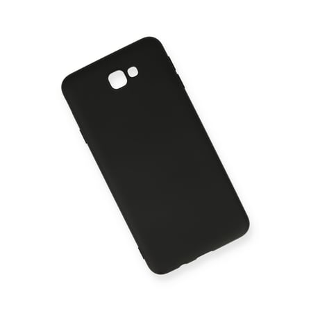 Galaxy J7 Prime Kılıf Nano içi Kadife Silikon - Siyah