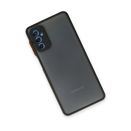 Galaxy M52 5G Kılıf Montreal Silikon Kapak - Siyah