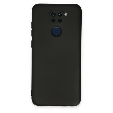 Redmi Note 9 Kılıf Nano içi Kadife Silikon - Siyah