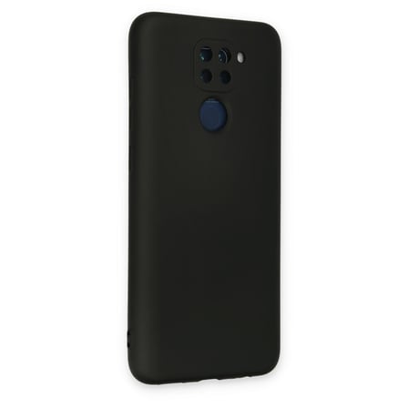 Redmi Note 9 Kılıf Nano içi Kadife Silikon - Siyah