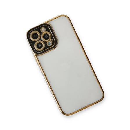 iPhone 13 Pro Max Kılıf Liva Lens Silikon - Siyah