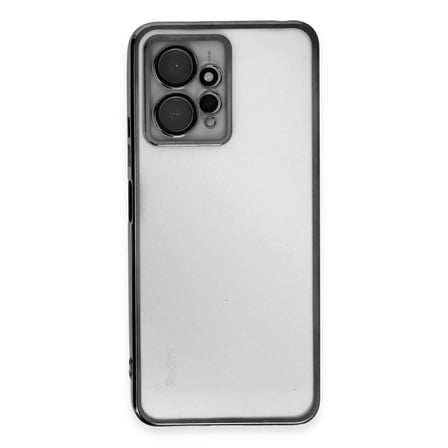 Redmi Note 12 4G Kılıf Razer Lensli Silikon - Siyah