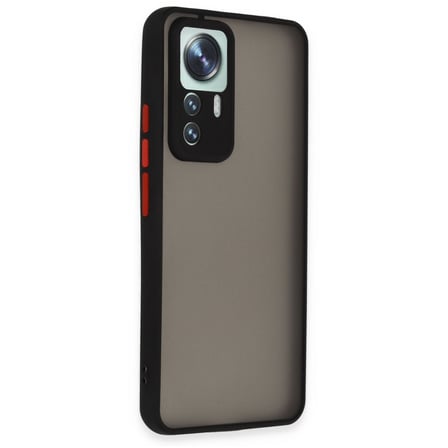 Mi 12T Pro Kılıf Montreal Silikon Kapak - Siyah