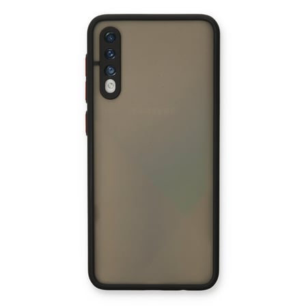 Galaxy A30S Kılıf Montreal Silikon Kapak - Siyah