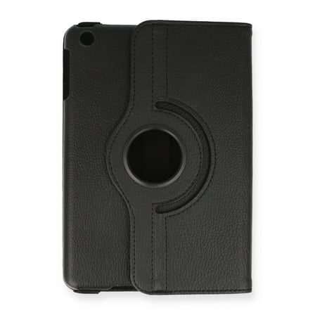 iPad Mini 1 Kılıf 360 Tablet Deri Kılıf - Siyah