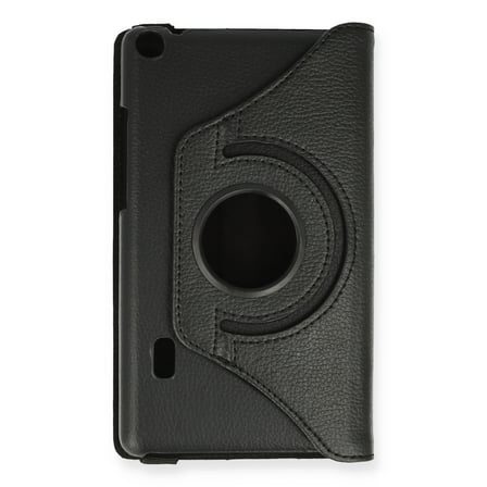 MediaPad T3 7 Kılıf 360 Tablet Deri Kılıf - Siyah