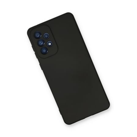 Galaxy A53 5G Kılıf Nano içi Kadife Silikon - Siyah