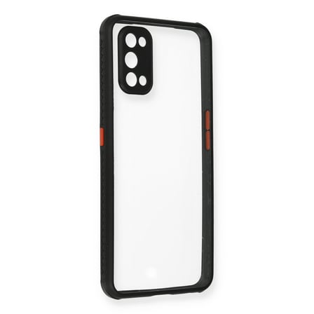 Realme 7 Pro Kılıf Miami Şeffaf Silikon - Siyah