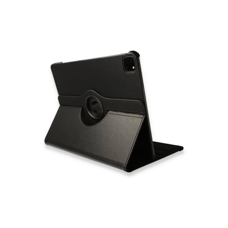 iPad Pro 12.9 (2021) Kılıf 360 Tablet Deri Kılıf - Siyah