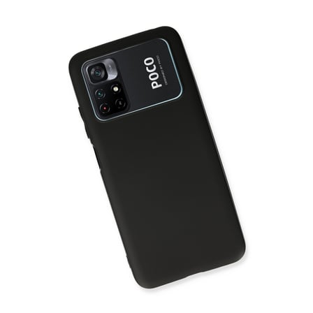 Poco M4 Pro 4G Kılıf First Silikon - Siyah