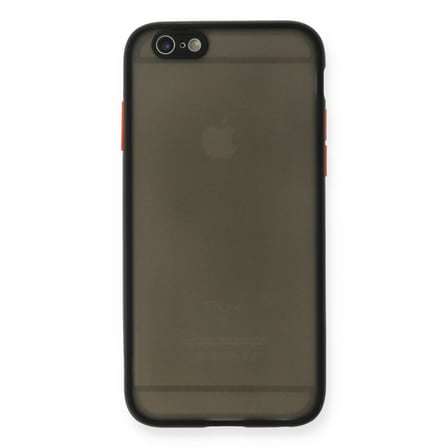 iPhone 6 Kılıf Montreal Silikon Kapak - Siyah