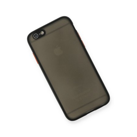 iPhone 6 Kılıf Montreal Silikon Kapak - Siyah