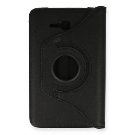Galaxy T110 / T113 Tab 3 Lite 7 Kılıf 360 Tablet Deri Kılıf - Siyah