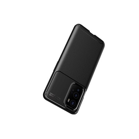 One Plus 9 Pro Kılıf Auto Focus Karbon Kapak - Siyah