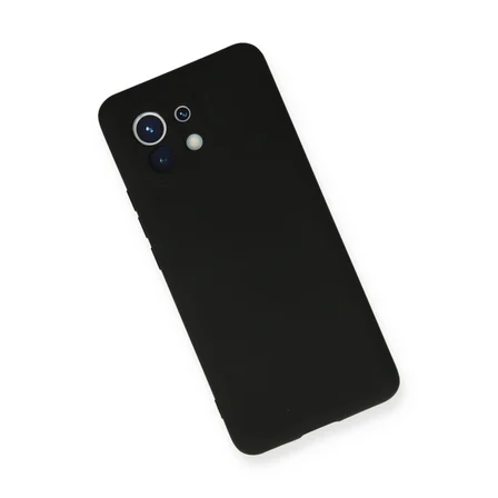 Mi 11 Kılıf Nano içi Kadife Silikon - Siyah