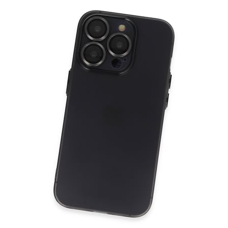 iPhone 13 Pro Kılıf Luko Lens Silikon - Siyah
