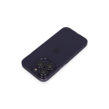 iPhone 14 Pro Max Kılıf Luko Lens Silikon - Siyah
