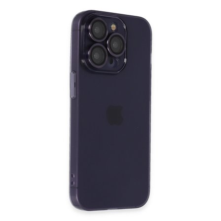 iPhone 14 Pro Max Kılıf Luko Lens Silikon - Siyah