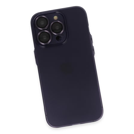 iPhone 14 Pro Max Kılıf Luko Lens Silikon - Siyah