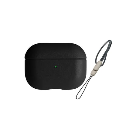 Airpods 3 (3.nesil) 405 Deri Kılıf - Siyah