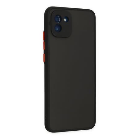Galaxy A03 Kılıf Montreal Silikon Kapak - Siyah