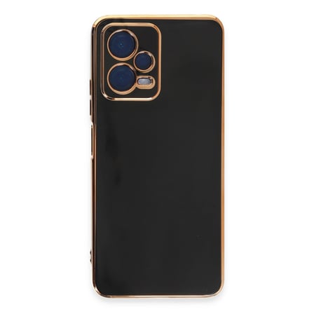 Redmi Note 12 Pro 5G Kılıf Volet Silikon - Siyah