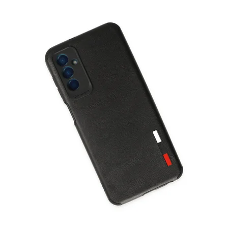Galaxy M13 Kılıf Loop Deri Silikon - Siyah
