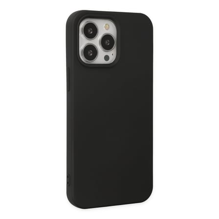 iPhone 14 Pro Max Kılıf Nano içi Kadife Silikon - Siyah