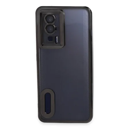 Poco F5 Pro Kılıf Slot Silikon - Siyah