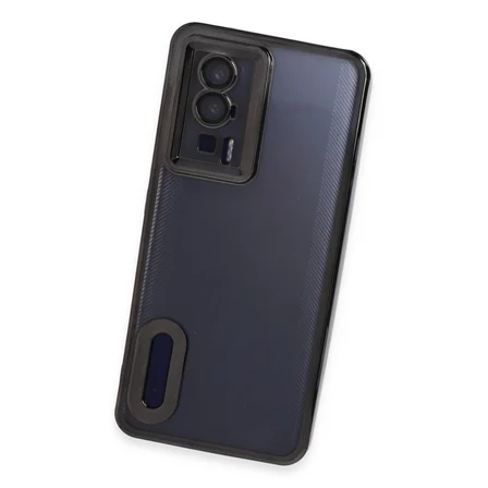 Poco F5 Pro Kılıf Slot Silikon - Siyah
