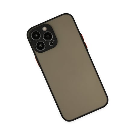 iPhone 14 Pro Max Kılıf Montreal Silikon Kapak - Siyah