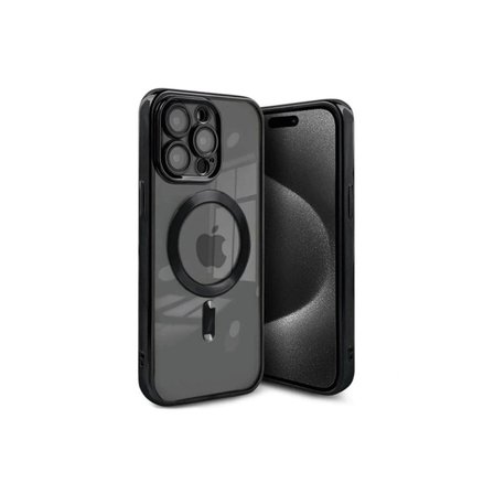 iPhone 15 Pro Kılıf Kross Magneticsafe Kapak - Siyah