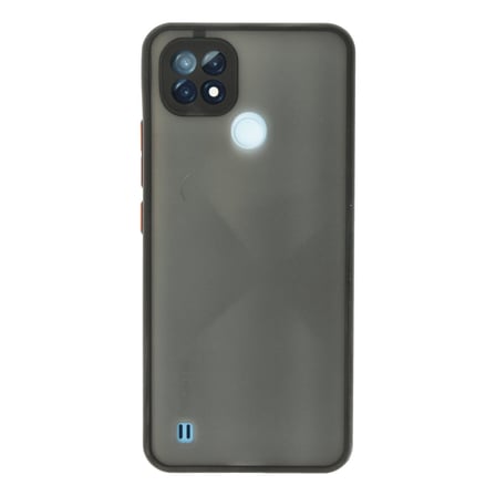 Realme C21 Kılıf Montreal Silikon Kapak - Siyah