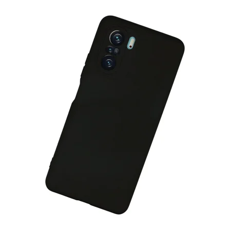 Poco F3 Kılıf Nano içi Kadife Silikon - Siyah
