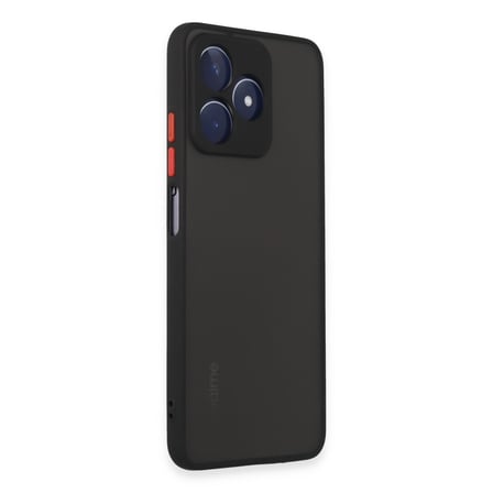 Realme C53 Kılıf Montreal Silikon Kapak - Siyah