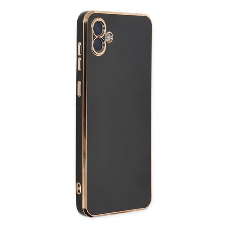 Galaxy A04 Kılıf Volet Silikon - Siyah