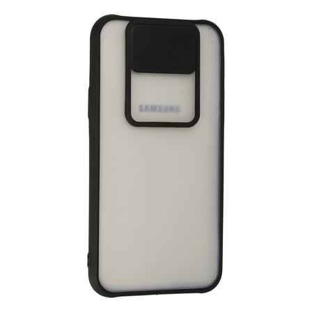 Galaxy J7 Kılıf Palm Buzlu Kamera Sürgülü Silikon - Siyah