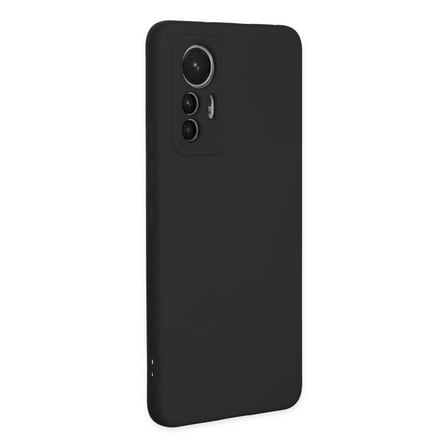 Erdo Ticaret Xiaomi Mi 12 Lite Kılıf Nano İçi Kadife Silikon Siyah