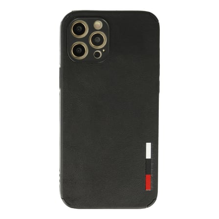 iPhone 12 Pro Kılıf Loop Deri Silikon - Siyah