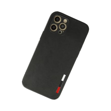 iPhone 12 Pro Kılıf Loop Deri Silikon - Siyah