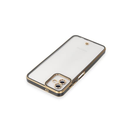Galaxy A04 Kılıf Liva Lens Silikon - Siyah