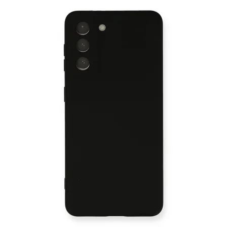 Galaxy S21 FE Kılıf Nano içi Kadife Silikon - Siyah