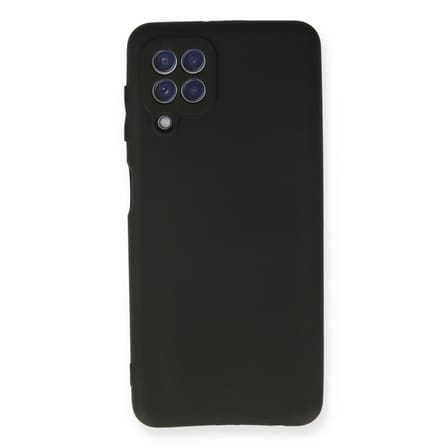 Galaxy A22 Kılıf First Silikon - Siyah