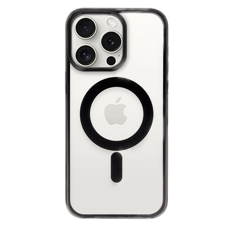 iPhone 15 Pro Kılıf Erozi Magsafe Kapak - Siyah