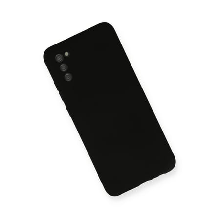 Galaxy A03S Kılıf Nano içi Kadife Silikon - Siyah