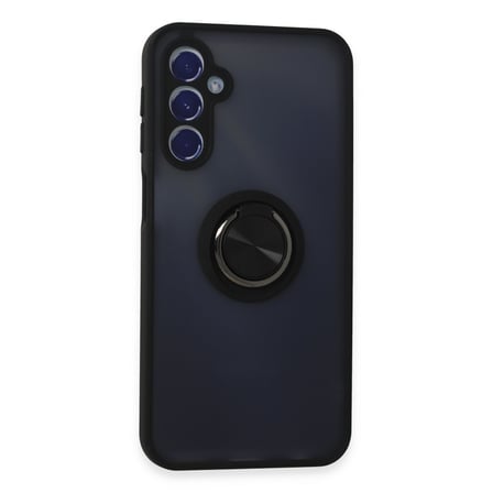 Erdo Ticaret Galaxy M34 5G Kılıf Siyah Silikon Yüzüklü