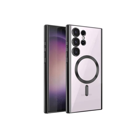 Galaxy S23 Ultra Kılıf Kross Magneticsafe Kapak - Siyah